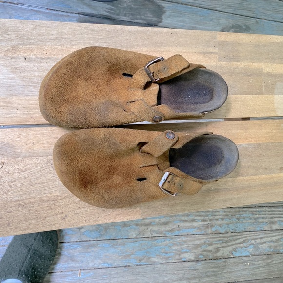 Birkenstock Shoes - Birkenstock Boston clogs Mink color Womens 8